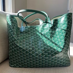 Goyard St Louis Tote GM in Green